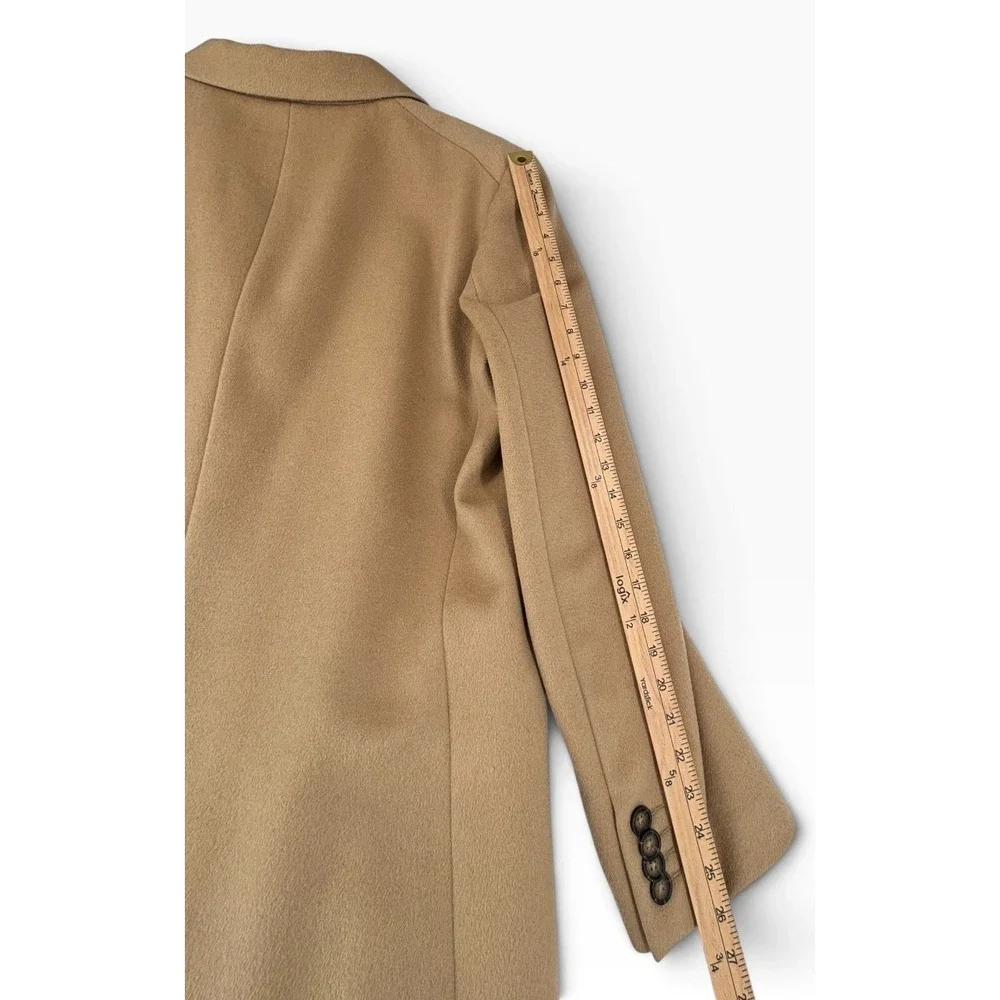Banana Republic Overcoat Mens Large Camel 100% Wool